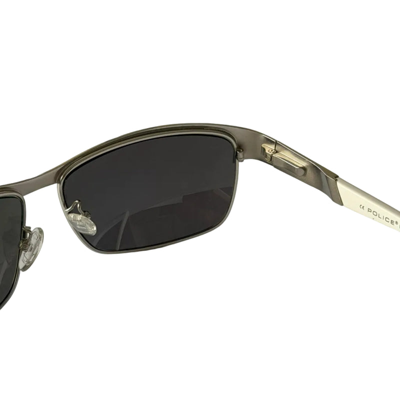 Police aviator in Blue mirror