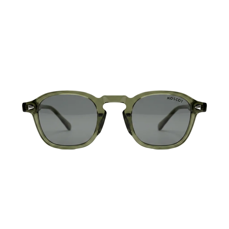 Moscot  sunglasses with a white background