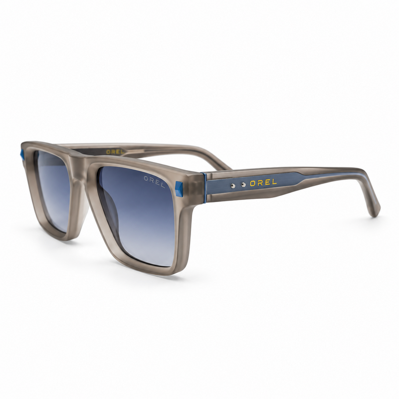 OREL taupe blue gradient sunglasses front view